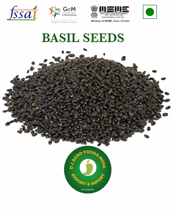 D J Agro Foods India - Basil Seeds uploaded by D J Agro Foods India on 10/26/2022
