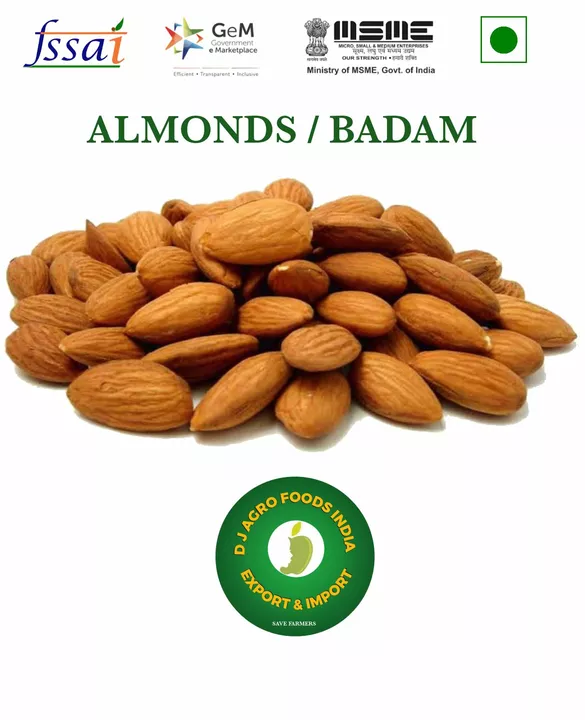 D J Agro Foods India - Almonds  uploaded by D J Agro Foods India on 10/26/2022