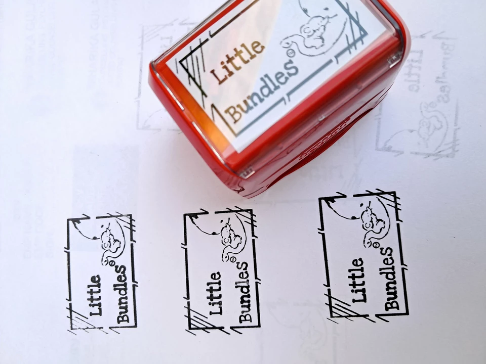 CLOTHING STAMP, Custom NAME Stamp, Camp Stamp, Fabric Stamp, Clothing markers, Textile Stamp uploaded by RSKV RUBBER STAMP on 10/27/2022