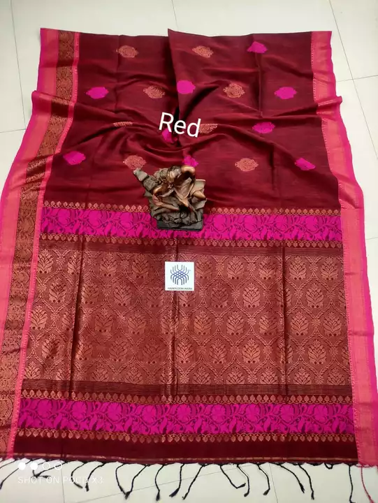 Cotton Handloom Copper Jari Saree 1 uploaded by Traditional Handloom Saree Manufacturer on 10/27/2022