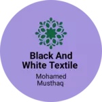 Business logo of Black and white textile