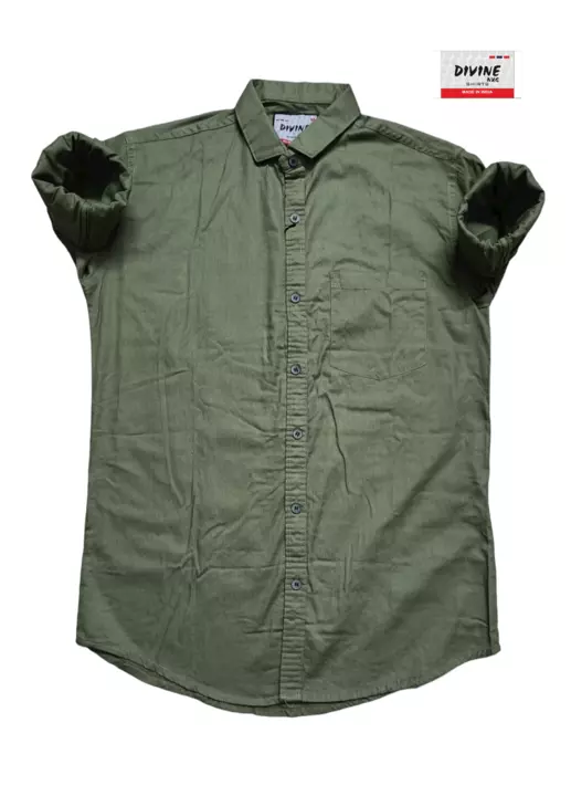 Solid Plain twill Cotton shirt single pocket  uploaded by SR gupta on 10/27/2022