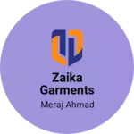 Business logo of Zaika garments