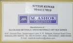 Business logo of M.ashok creation