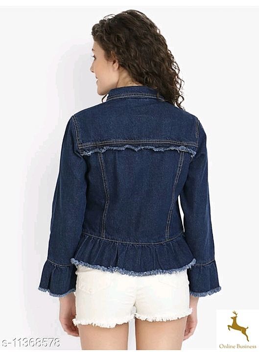 Denim jackets for girl uploaded by business on 1/13/2021