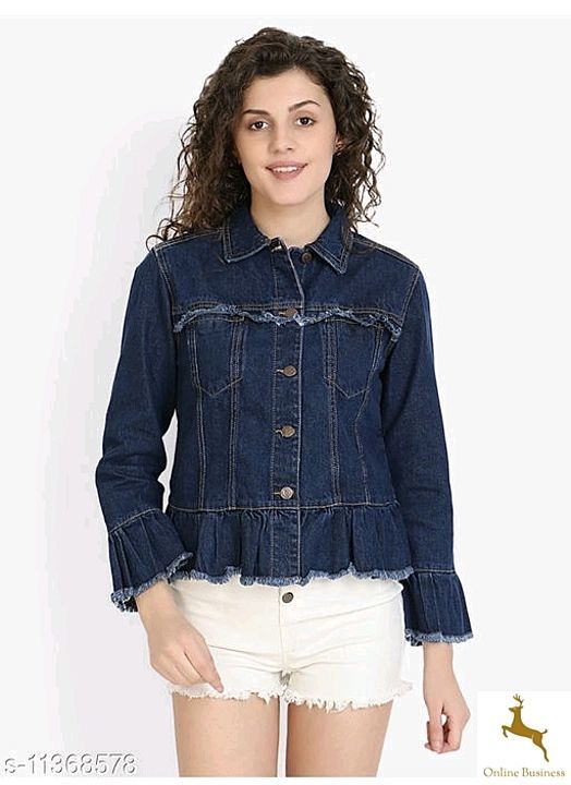 Denim jackets for girl uploaded by business on 1/13/2021