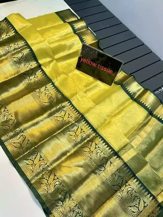 Soft tissue silk saree  uploaded by Aqsha fabric on 10/27/2022
