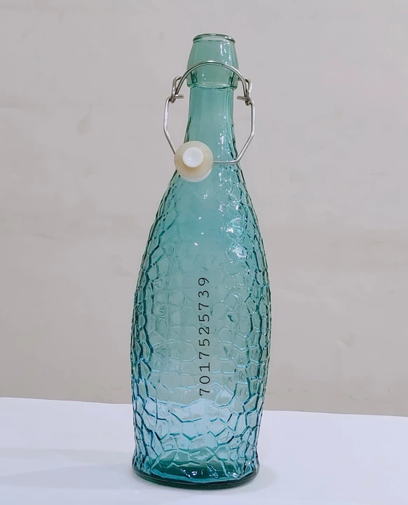 1000 ML GLASS WATER BOTTLE WITH SWING CAP uploaded by Crystal Glassware on 10/27/2022
