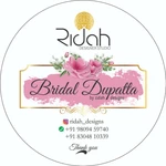 Business logo of Bridal Dupatta by ridah designs