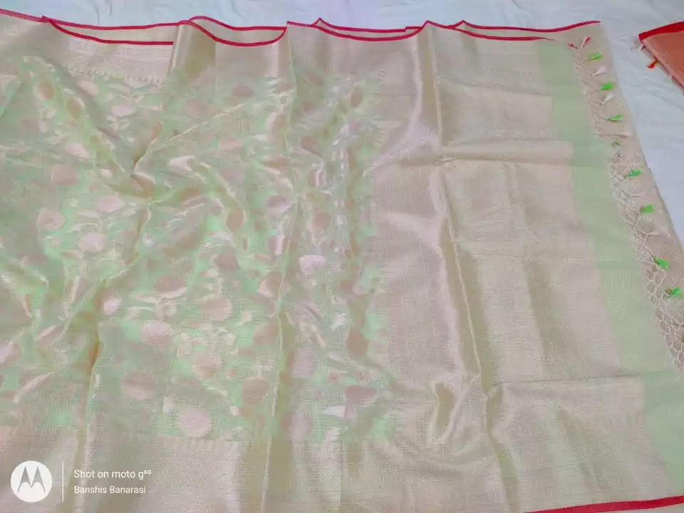 Banarasi cora silk  uploaded by Saro fab on 10/27/2022