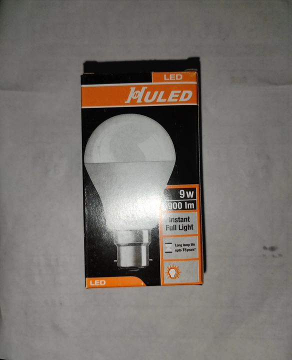 HULED 9 Watt B22 LED Bulb White (Pack of 1) uploaded by business on 10/27/2022