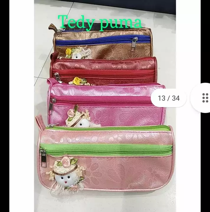 Teddy puma pencil ✏️ bag uploaded by business on 10/27/2022