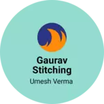 Business logo of Gaurav stitching works
