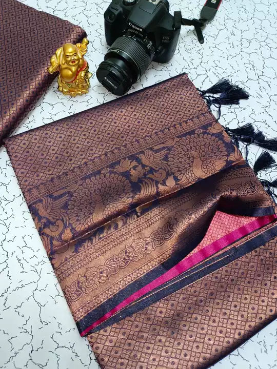 Copper silk  uploaded by Saree gallery on 10/28/2022