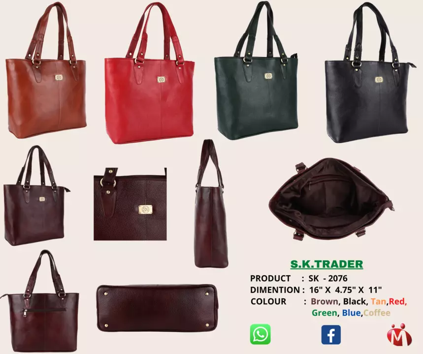 Ladies leather bag  uploaded by business on 10/28/2022
