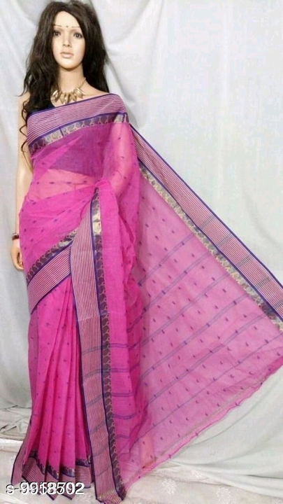 Handloom tant saree (pure cotton) uploaded by Shyamali Textile  on 10/28/2022