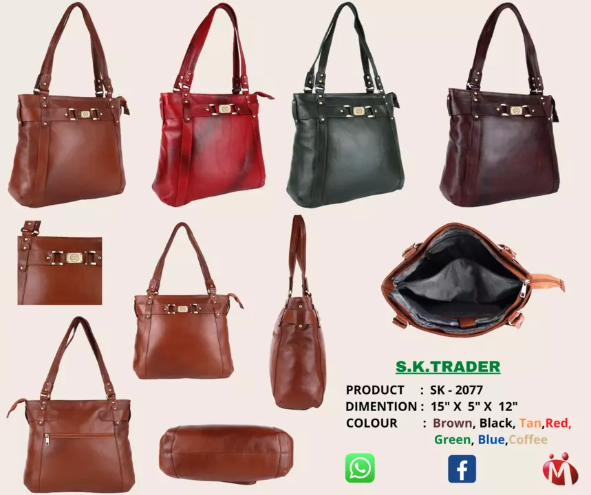 Leather ladies bag uploaded by business on 10/28/2022