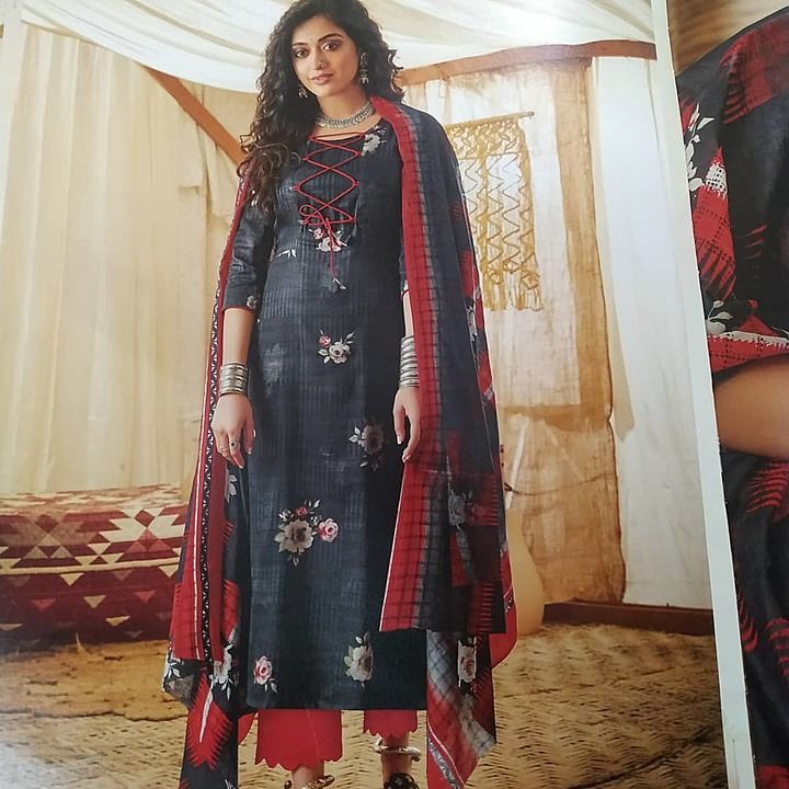 Suryajyoti nitya, Cotton dress material, unstitched pure cotton dress  uploaded by business on 1/14/2021