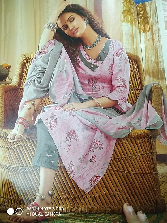 Suryajyoti nitya, Cotton dress material, unstitched pure cotton dress  uploaded by M-5 ladies Dress material on 1/14/2021