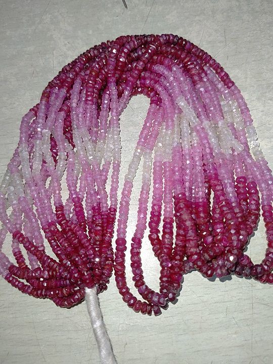 Ruby shaded Ed beads 45 RS per crt uploaded by Jaipur jewels on 1/14/2021