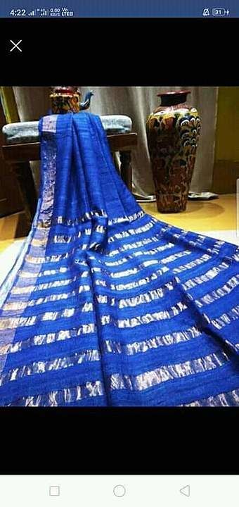 Post image I'm manufacturing Saree with blouse piece 💯 pure linen Kota cotton and silk saree is available please contact me WhatsApp number 6206186217