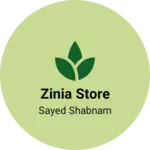 Business logo of Zinia store