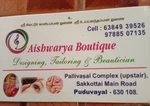 Business logo of Aishwaraya boutique