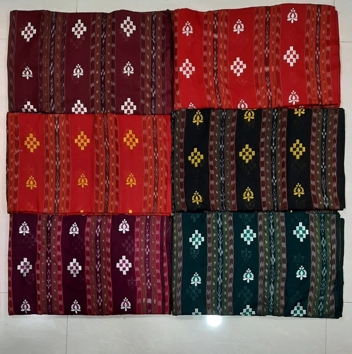 Sambalpuri embroidery fabric  uploaded by Kalpana Handloom on 10/29/2022