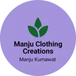 Business logo of Manju Clothing Creations