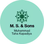 Business logo of M. S. & Sons