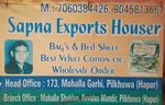 Business logo of Sapna exports houser