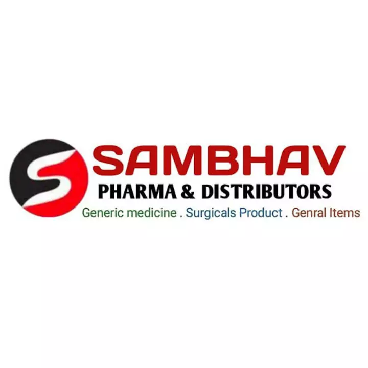 Visiting card store images of Sambhav medical agency