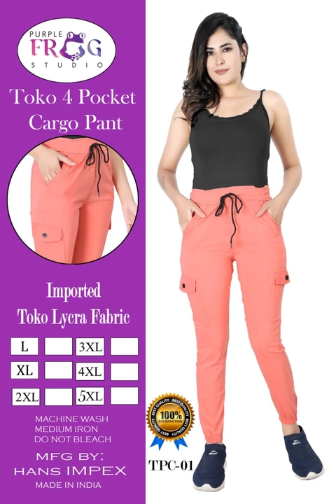 Product image with price: Rs. 225, ID: toko-4-pocket-cargo-pant-4f473050