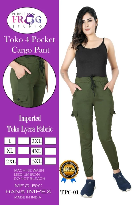 Toko 4 Pocket Cargo Pant uploaded by Hans Impex on 10/30/2022