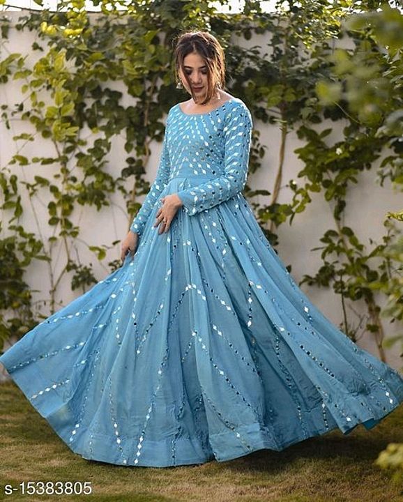 Gown uploaded by Dresses and sarees collection  on 1/14/2021