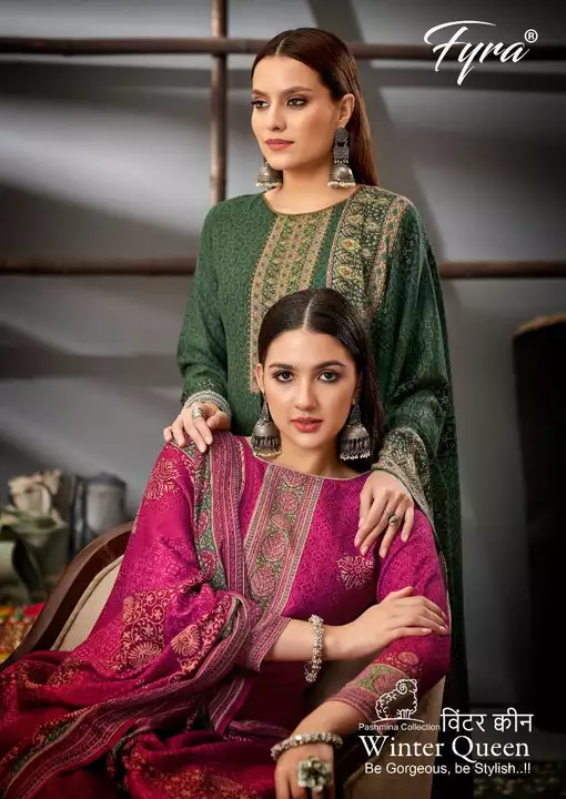 Post image I want 11-50 pieces of Suits and dress material at a total order value of 10000. I am looking for fyra winter queen pushmina suits. Please send me price if you have this available.