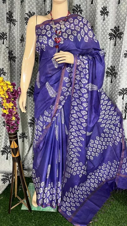 Cota staple batik print silk saree  uploaded by business on 10/30/2022