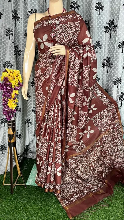 Cota staple batik print silk saree  uploaded by business on 10/30/2022