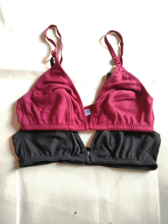Woman bra  dual  maroon with Black 2 pice  uploaded by Aalishan collection on 10/30/2022