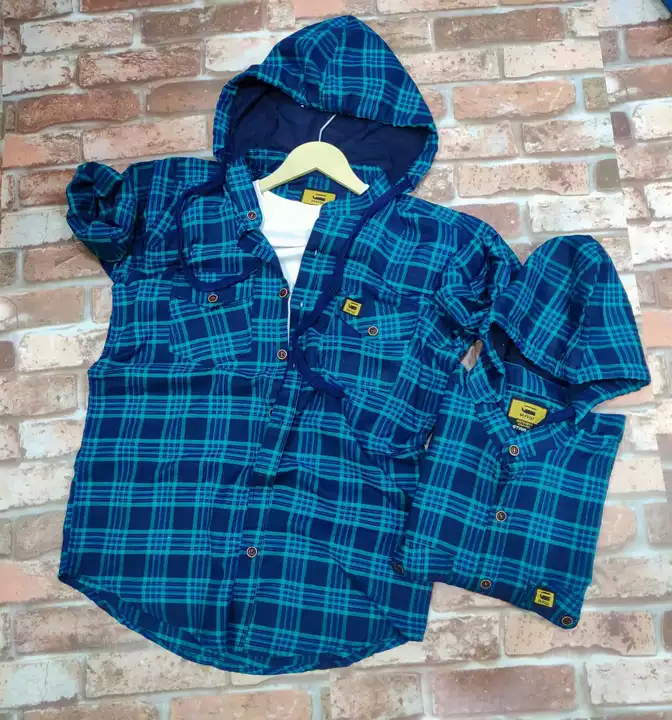 _Checked Shirt with Hood_ uploaded by Women_wholesale_hub on 10/30/2022