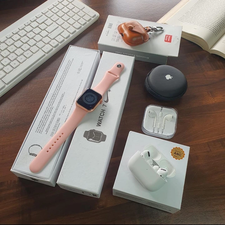 Iwatch7,Airpod pro,leather case,apple aux handfree uploaded by Hypersaga  on 10/30/2022