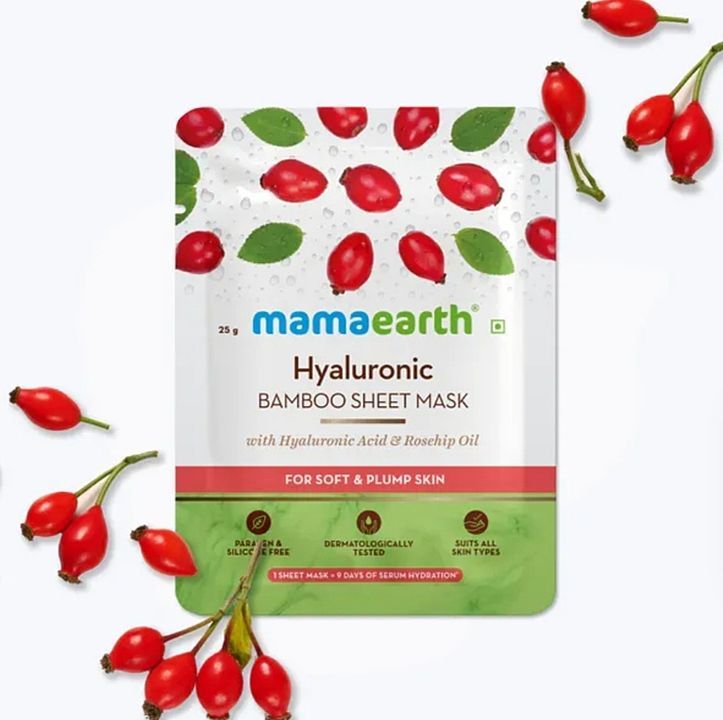 Mamaearth Hyluronic bamboo sheet face mask uploaded by business on 1/14/2021