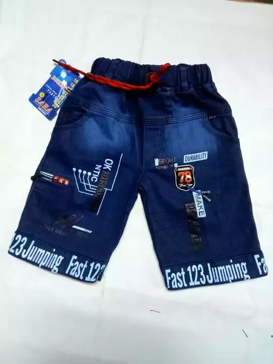 Boys denim three quarters pant. uploaded by business on 10/30/2022