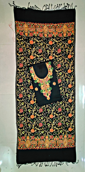 Pure Gala kadai with kadai heavy stole suit  uploaded by Nikhil textiles on 10/30/2022