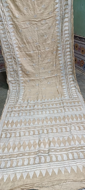♥️♥️♥️ Exclusive kanthastich saree on pure Gachi by Gachi Tassar💥💥💥  uploaded by business on 10/30/2022