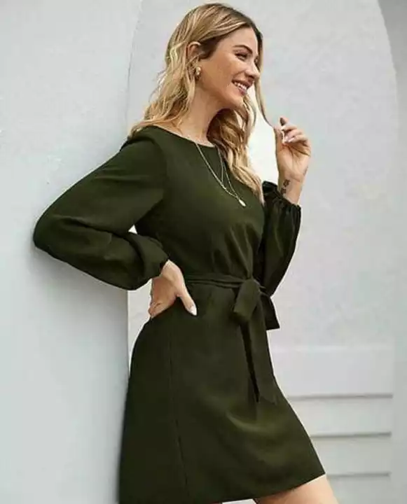 *Classy Casual wear Full Sleeve Dress*

*Price 385*

*Free Shipping Free Delivery*

*Fabric*: Crepe  uploaded by SN creations on 10/30/2022
