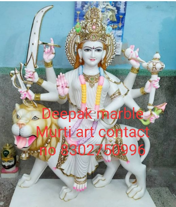 Marble Murti ma Durga  uploaded by DM marble murti art on 10/30/2022