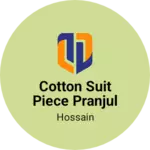 Business logo of Cotton suit piece pranjul