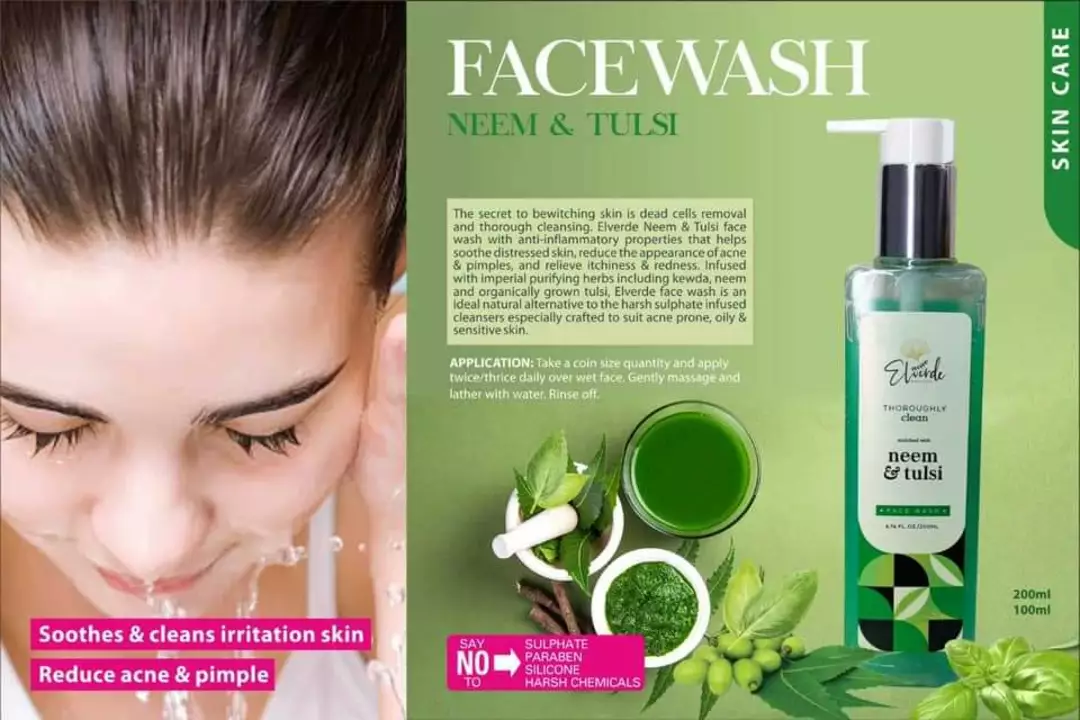 Herbal Face Wash with Neem Tulshi pure and Sudh for Glowing Beauty  uploaded by business on 10/31/2022