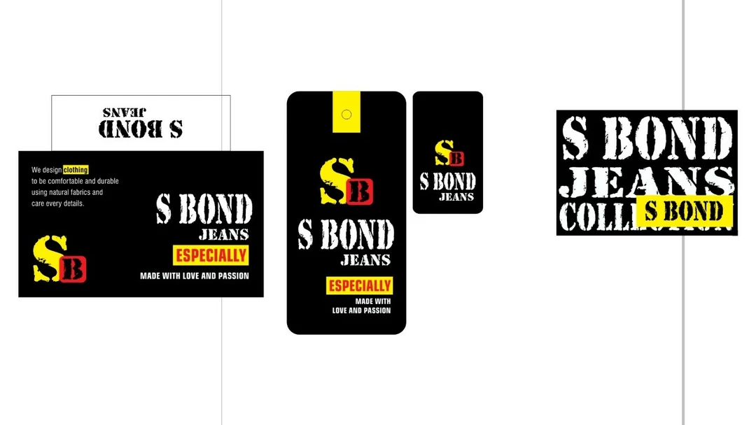Visiting card store images of S BOND